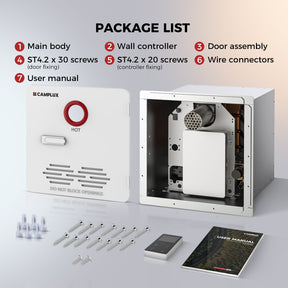 Camplux 2.64 GPM RV Water Heater 65,000 BTU Classic Line