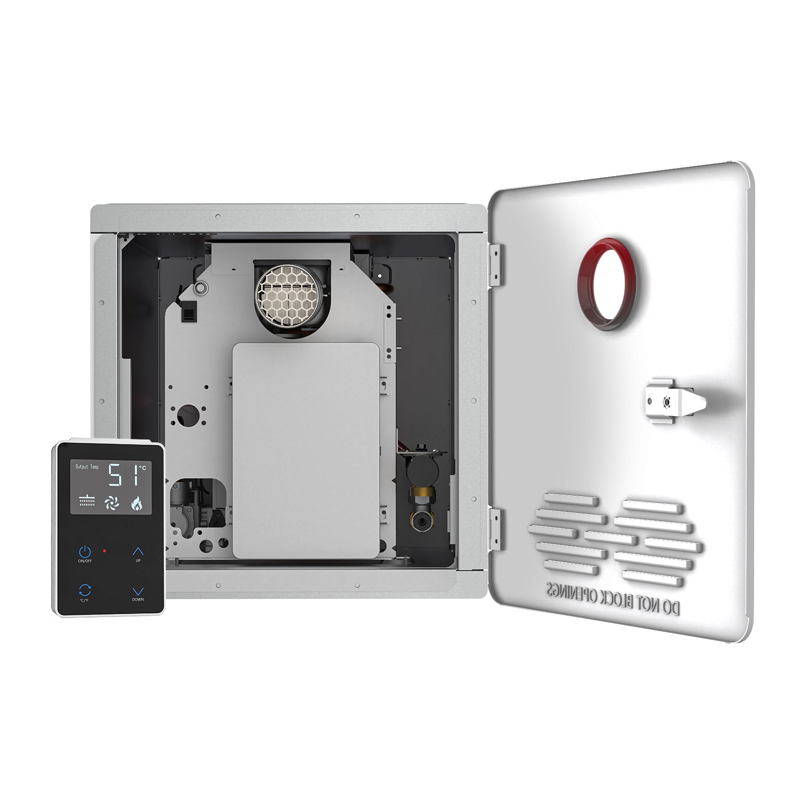 Camplux Classic 65,000 BTU RV Tankless Water Heater 2.64 GPM-White