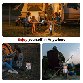 Camplux Nano Air 2, Portable Compact Design for Camping and Patio, Outdoor Propane Heater, Easy Setup