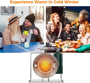 Camplux Portable Heater 15000 BTU, Framed Handle, Fast Warm Up, Outdoor Propane Heater for Outdoor Use