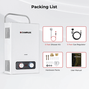 Camplux BD158 Tankless Propane Water Heater Portable