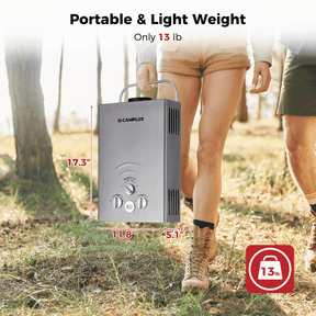 Camplux BW158G Camping Water Heater Propane