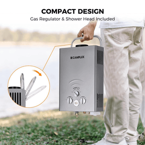 Camplux BW158GP60 Camping Water Heater With Pump Kit