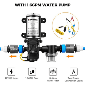 Camplux BW158GP60 Camping Water Heater With Pump Kit
