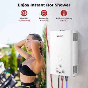 Camplux BW422 Camping Water Heater Propane