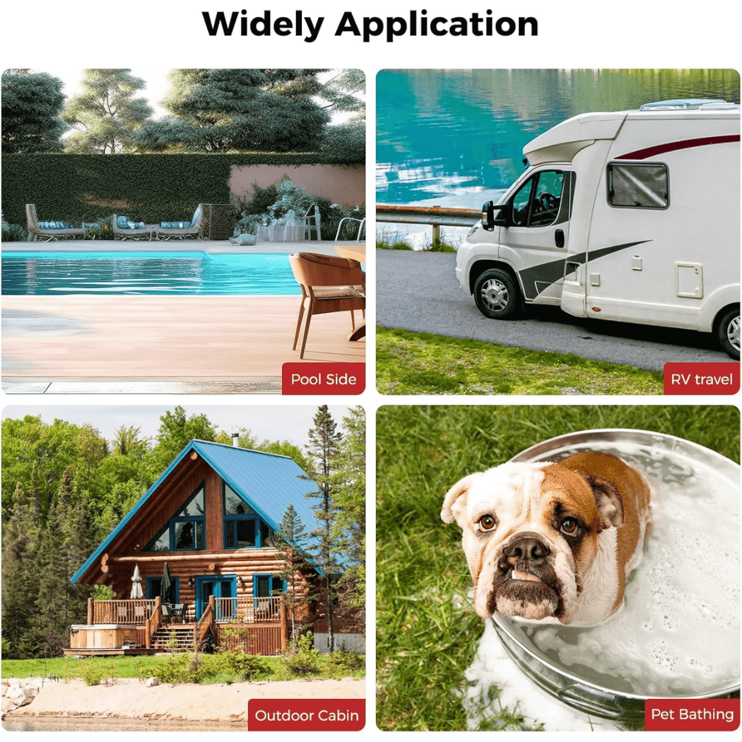 Camplux BW528 Glamping Water Heater Propane