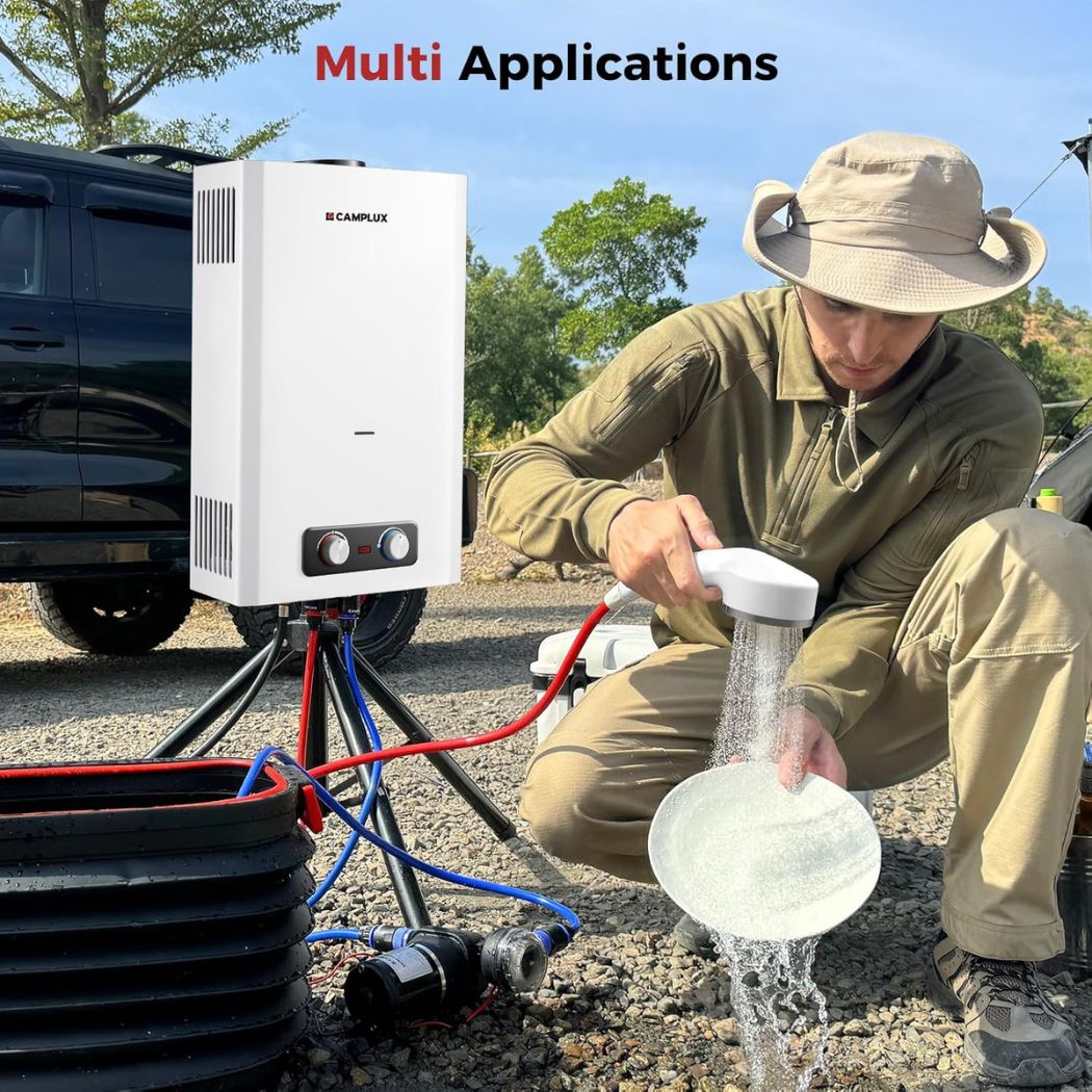 Camplux BD528 Glamping Water Heater Propane