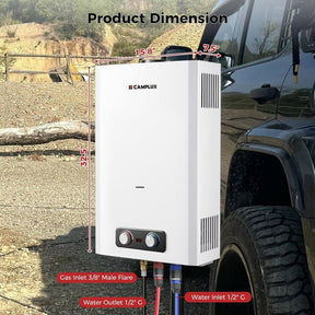 Camplux BD528 Glamping Water Heater Propane