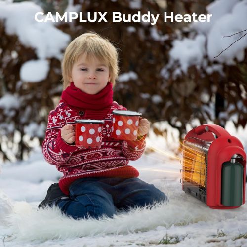 Camplux Portable Heater, Quick Heat 12000 BTU for Camping and Garage, Outdoor Propane Heater BH1501R