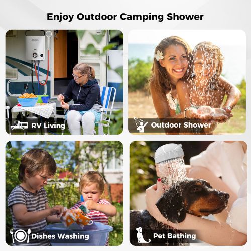 Camplux First F5 Pro LPG Camping Water Heater Pump Kit