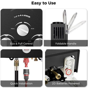Camplux BW158BP60 Camping Water Heater With Pump Kit