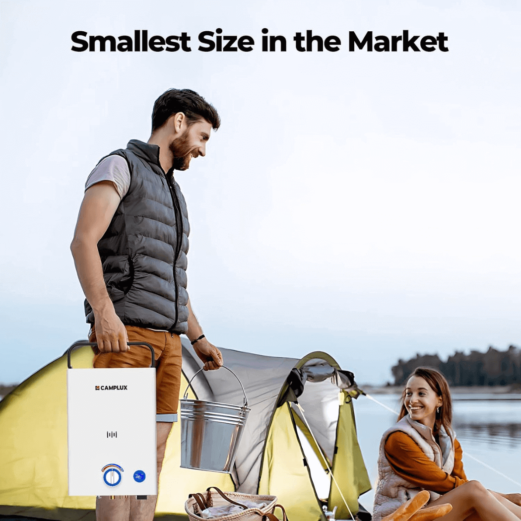 Camplux First F10 LPG Camping Water Heater