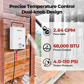 Camplux First F10 LPG Camping Water Heater
