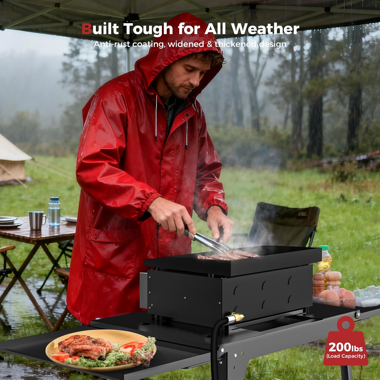 Foldable Grill Stand