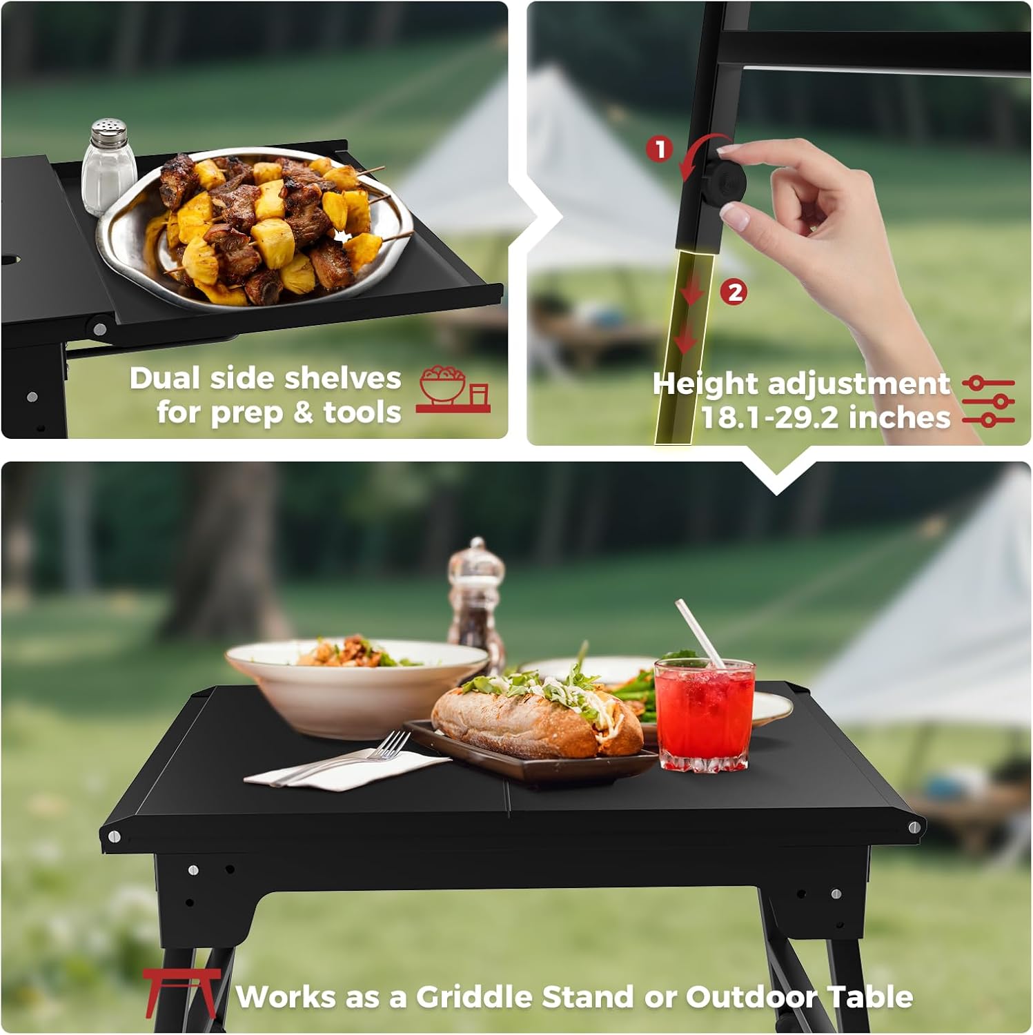 Foldable Grill Stand
