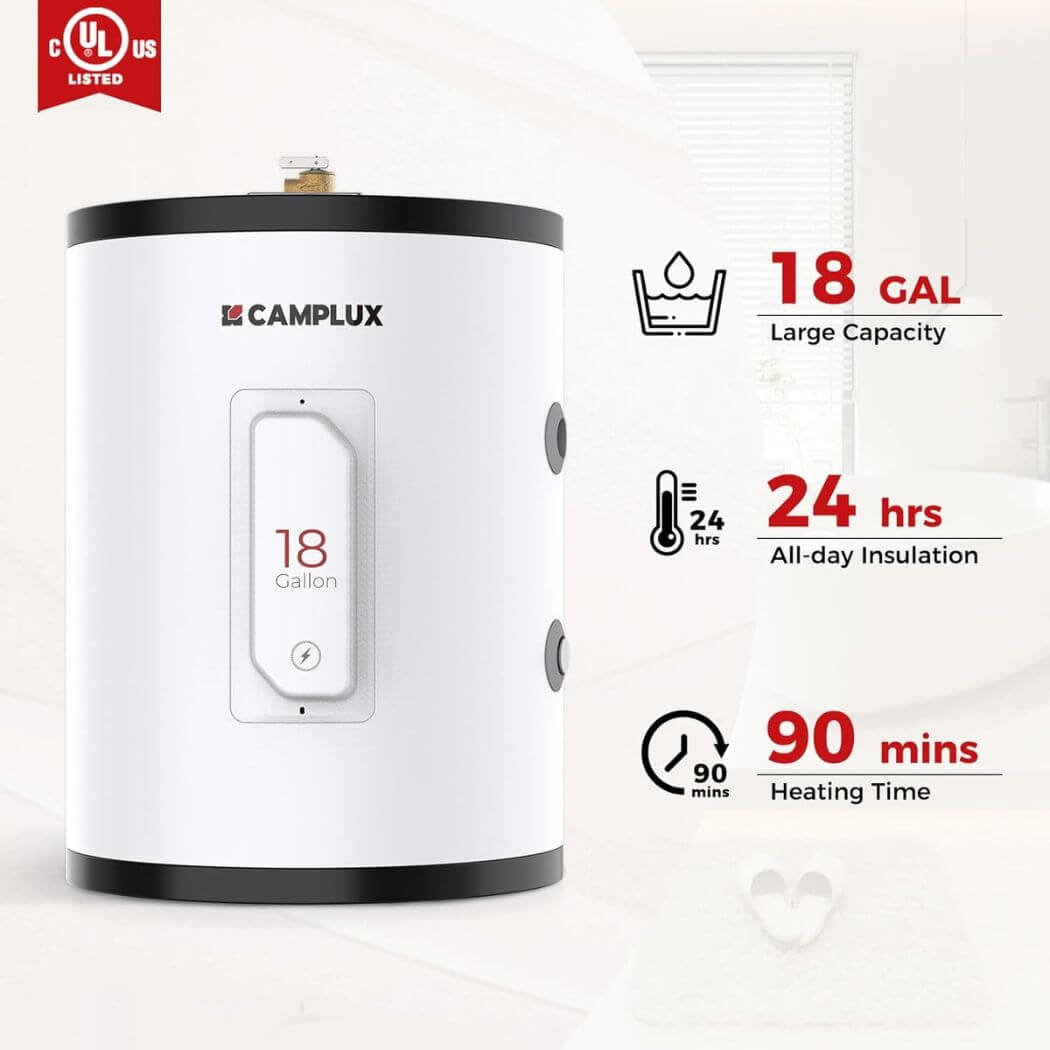 Camplux 18 Gallon ECO Electric Water Heater Tank