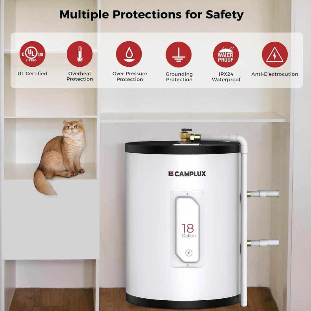 Camplux 18 Gallon ECO Electric Water Heater Tank