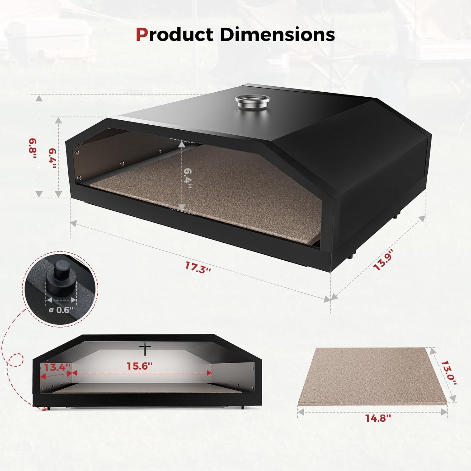 Pizza Oven for Grill