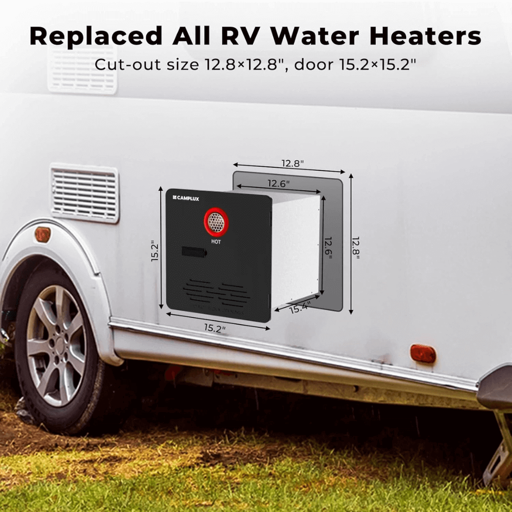Camplux 2.64 GPM RV Water Heater 65,000 BTU Classic Line