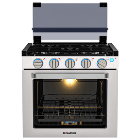 Camplux RV Stove Gas Range Oven w/ 3 Burners Cooktop 21 Inches CLASSIC