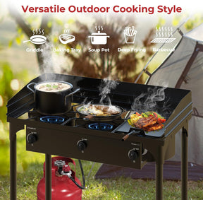 CAMPLUX 225,000 BTU 3 Burner Camping Stove