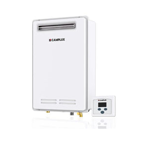 Camplux Whole Home Outdoor Tankless Hot Water Heater 5.28 GPM | White